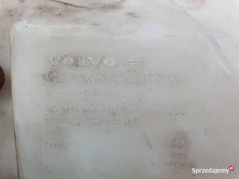 ZBIORNICZEK SPRYSKIWACZY VOLVO S40 4N5113K163DE Części samochodowe Lipno
