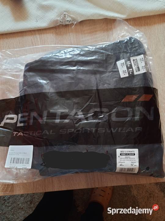 Spodnie wojskowe bojówki Pentagon Black Oława