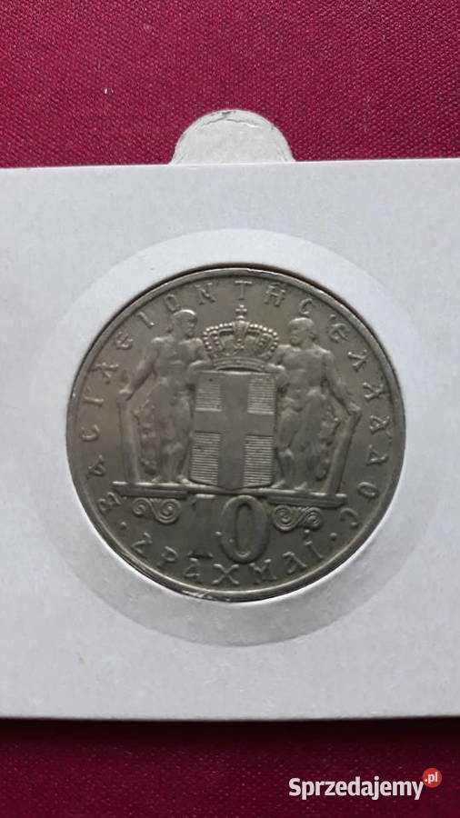 10 Drachm Grecja 1968 r Konin