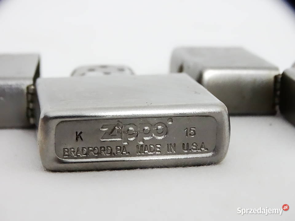 Zapalniczki benzynowe Zippo używane x 4 Biłgoraj