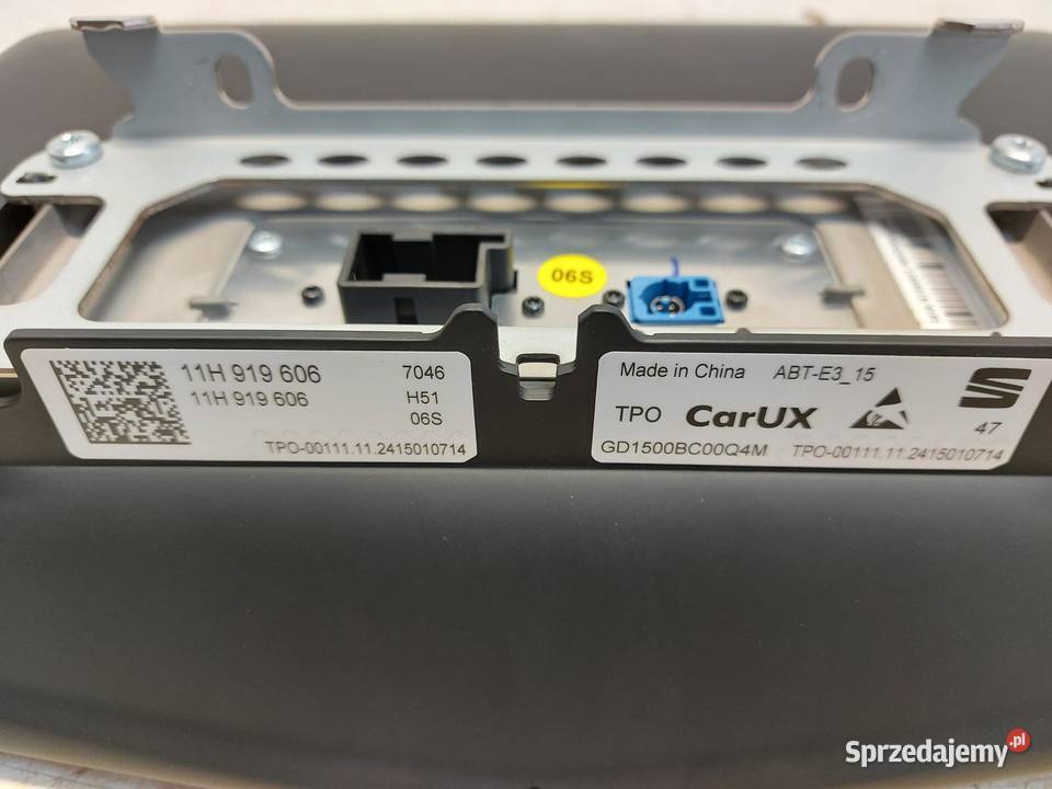 Cupra Tavascan 11H 2025 ekran wyświetlacz