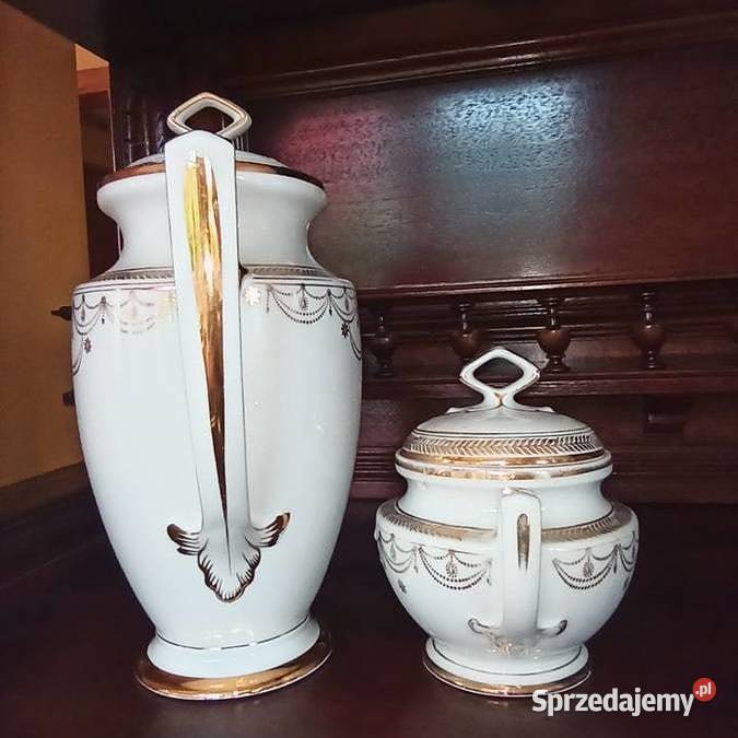 Złota pajęczynka Ręcznie zdobiony Dzbanek do Gdańsk