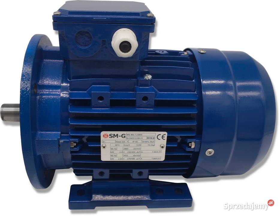 SILNIK ELEKTRYCZNY Z KOŁNIERZEM 22kW 230V 2860 kujawsko-pomorskie Solec Kujawski