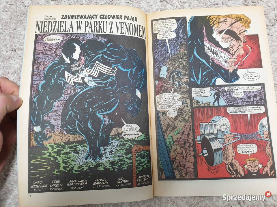 The Amazing SpiderMan TMSEMIC 101992 VENOM Gdynia sprzedam