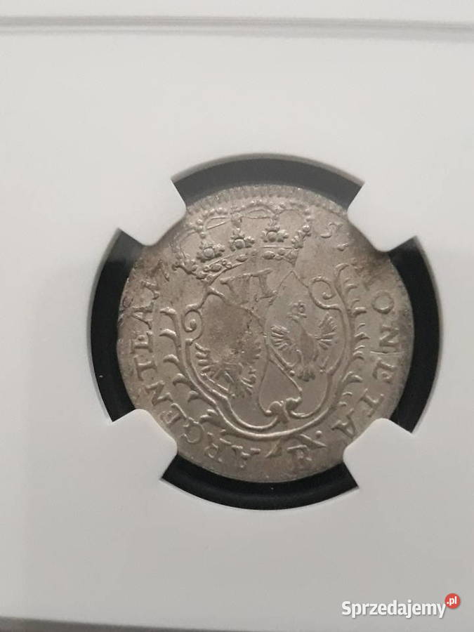 6 Groszy 1757 r B Wrocław NGC62 Konin