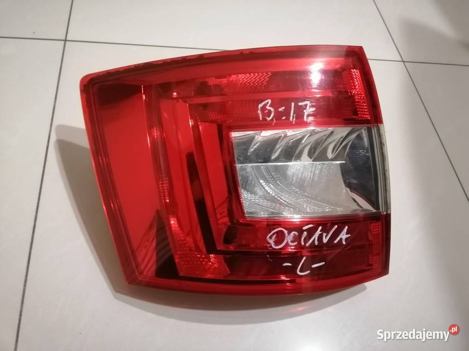 SKODA OCTAVIA III 3 LAMPA LEWA TYŁ Lampy tylne