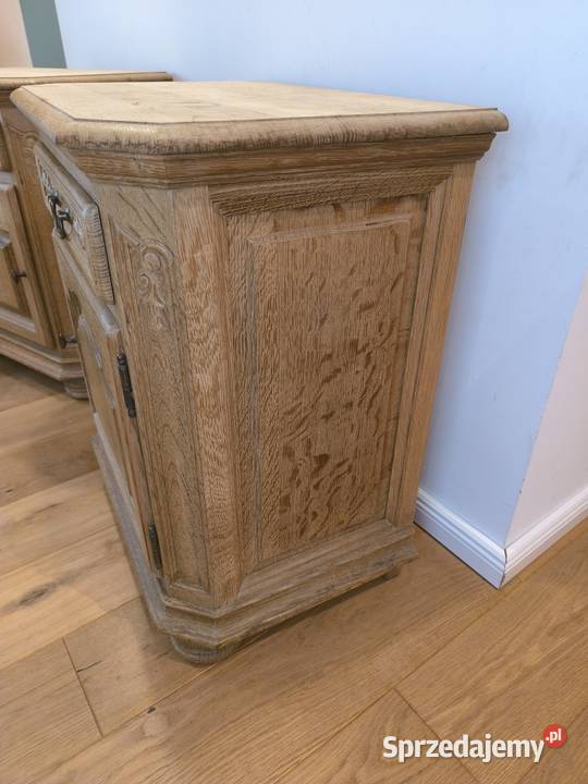 Piękne szafki stylowe dębowe komódki Meble Meble Łódź sprzedam