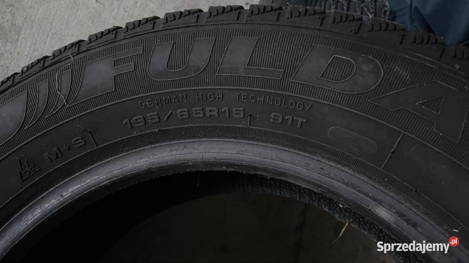 2x Fulda Montero 3 19565r15 91T Zimowe Krasna