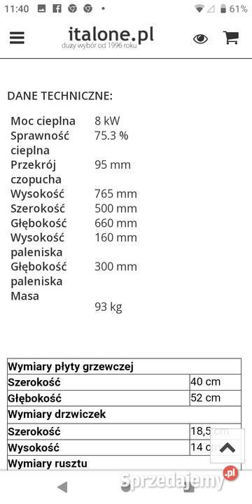 Pieco kuchnia lubelskie Suchodoły