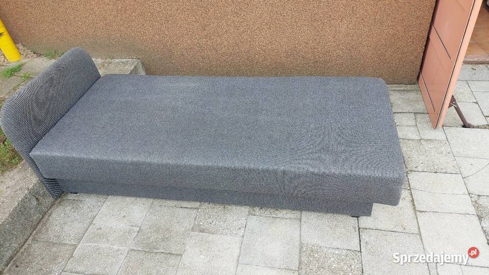 Tapczan jednoosobowy z pojemnikiem na pościel 86cm Poznań sprzedam