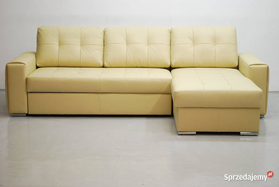 OOC beżowy SKÓRA NATURALNA NAROŻNIK Z Poznań