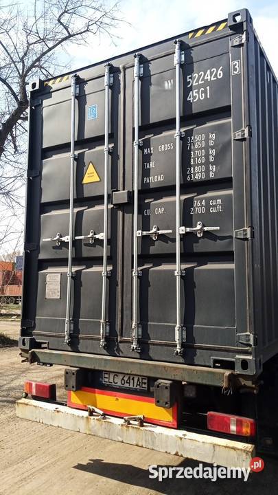 Kontener magazynowy morski 2025r 40HC RAL7016 Gniezno