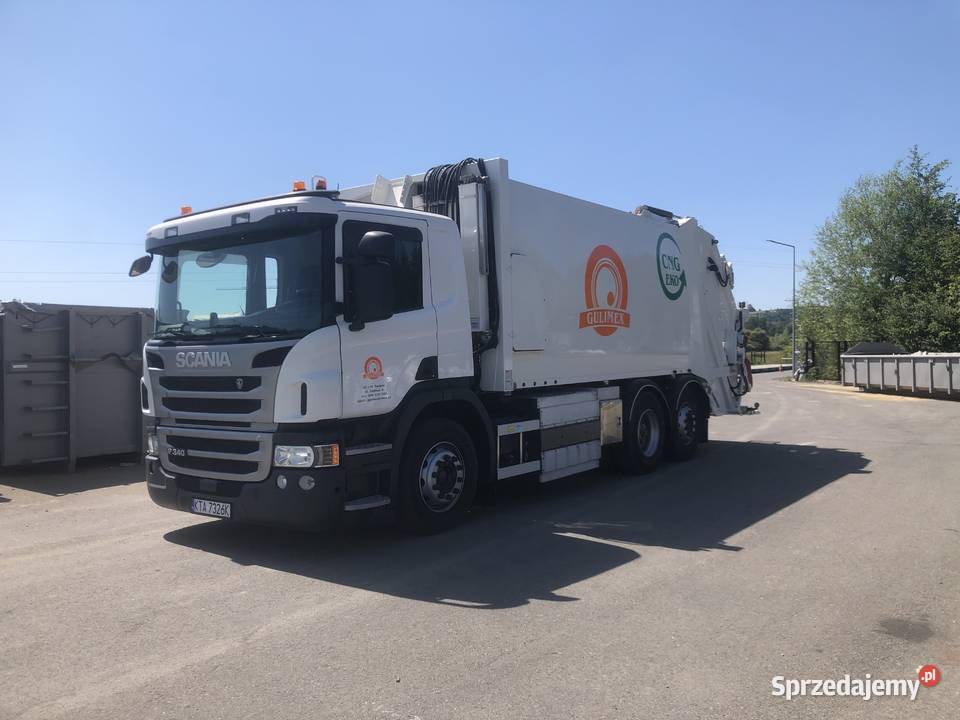 Scania P340 Śmieciarka CNG Tuchów