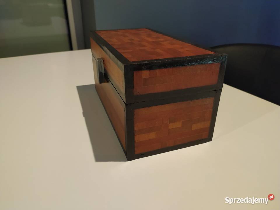 Skrzynia z popularnej gry Minecraft duża Trzebnica