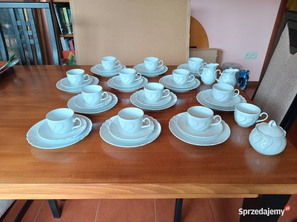 Elegancki zestaw do kawyherbaty 12 osób Seltmann Szczyrk