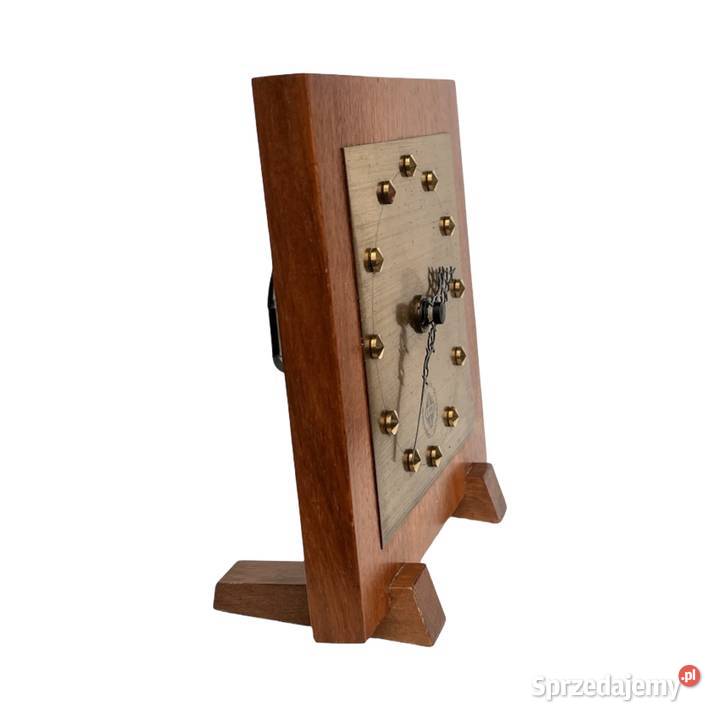 Vintage zegar stołowy EAW jubileuszowy model Warszawa