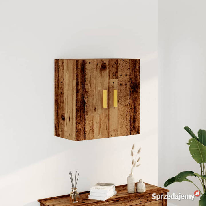 Szafka wisząca stare drewno 60x31x60 WM857069 mazowieckie Warszawa sprzedam
