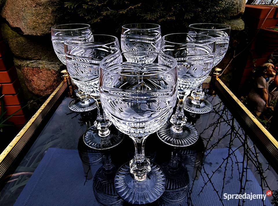 Kieliszki kryształowe 6 Klenica