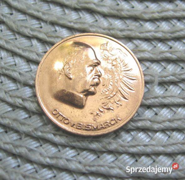 Medal token Otto von Bismarck Ładna Kolekcje Kalisz sprzedam