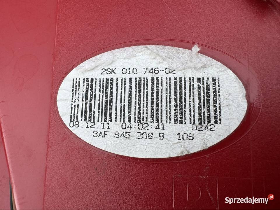 Lampa tył prawa rh vw Volkswagen Passat b7 led wielkopolskie Międzychód