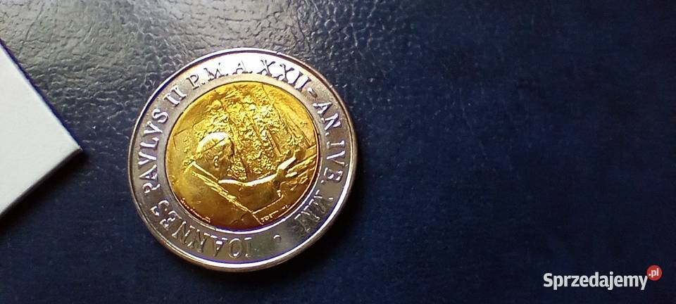 Stare monety 500 lir 2000 Watykan