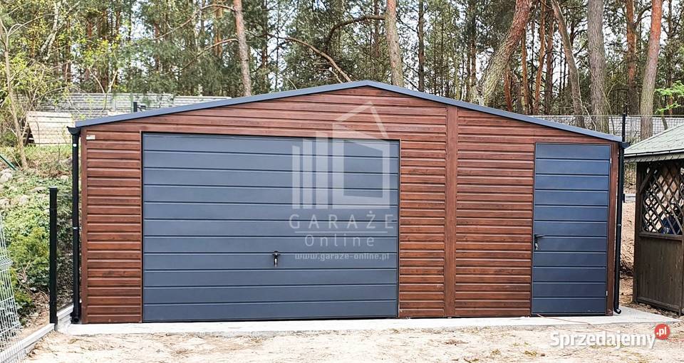 GARAŻ BLASZANY 6m x 58m Brama drzwi okno Lublin