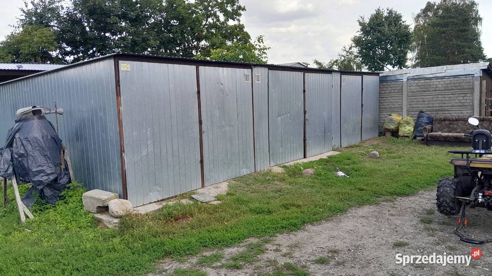Garaże blaszane 10x5 skręcane 3x5 4x53x5 mazowieckie Kazimierówka sprzedam