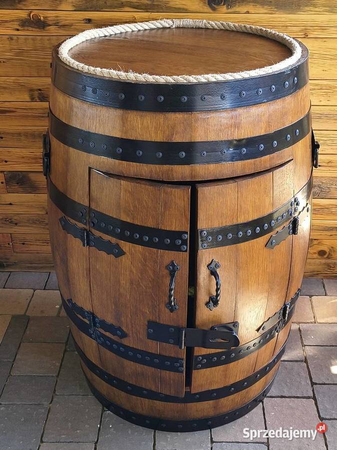 Barek LED z beczki dębowej whisky Żywiec
