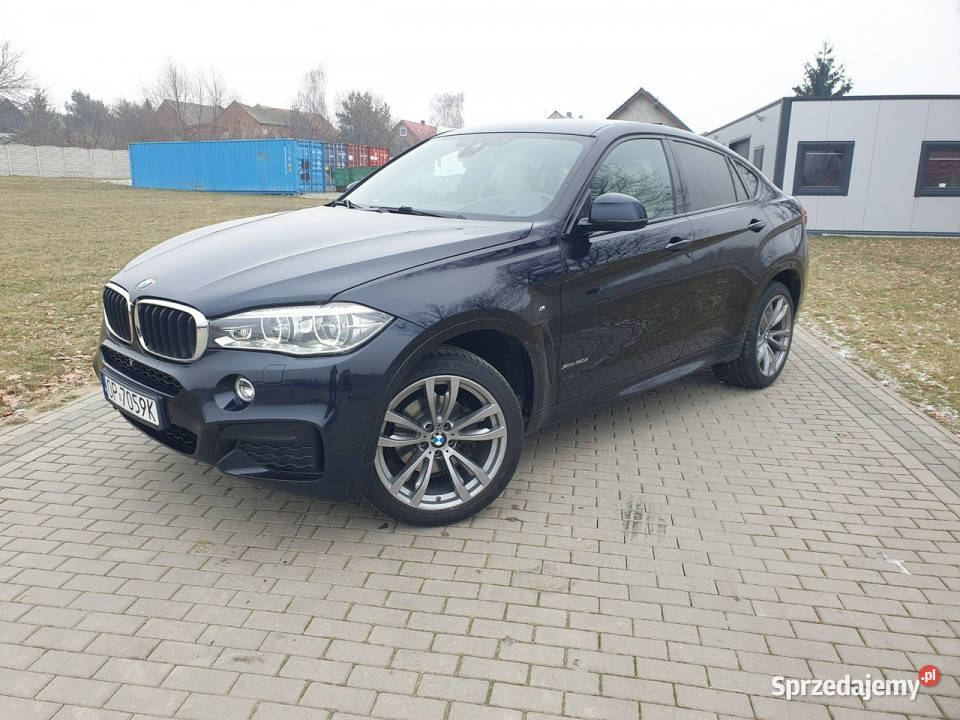 BMW X6 30d 258 2018r M Pakiet Salon Polska FVat czujnik parkowania opolskie Strobice
