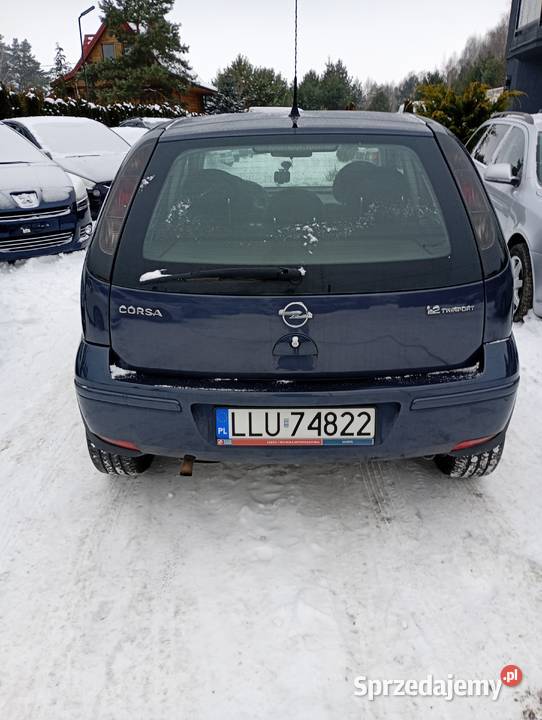 Opel Corsa 12 benzyna super stan Lift klima elektryczne szyby lubelskie Łuków