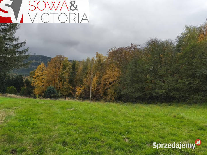 Widokowa działka budowlana wszystkie media Boguszów-Gorce