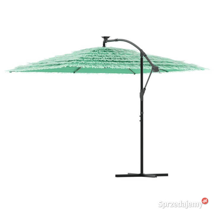 Parasol ogrodowy na stalowym słupku zielony Warszawa