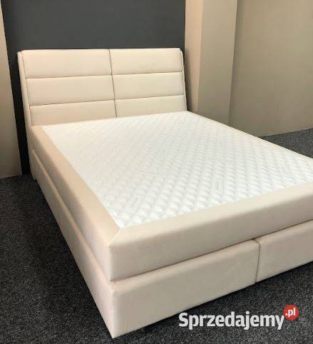 Łóżko kontynentalne 160x200 z materacem 160cm śląskie Godziszka