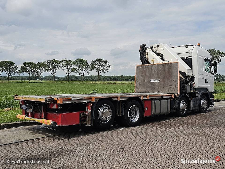 Scania R490 HMF 6020 platforma 8x2 2016 Samochody ciężarowe