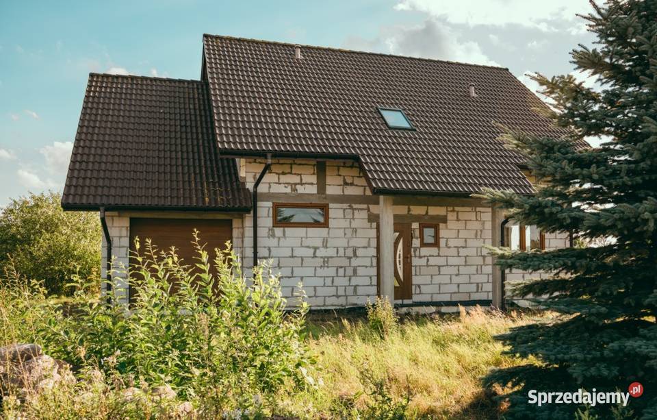 Dom i budynek usługowy 200 m2 działka 4 335 m strych Nieruchomości Osipy-Wydziory Pierwsze sprzedam