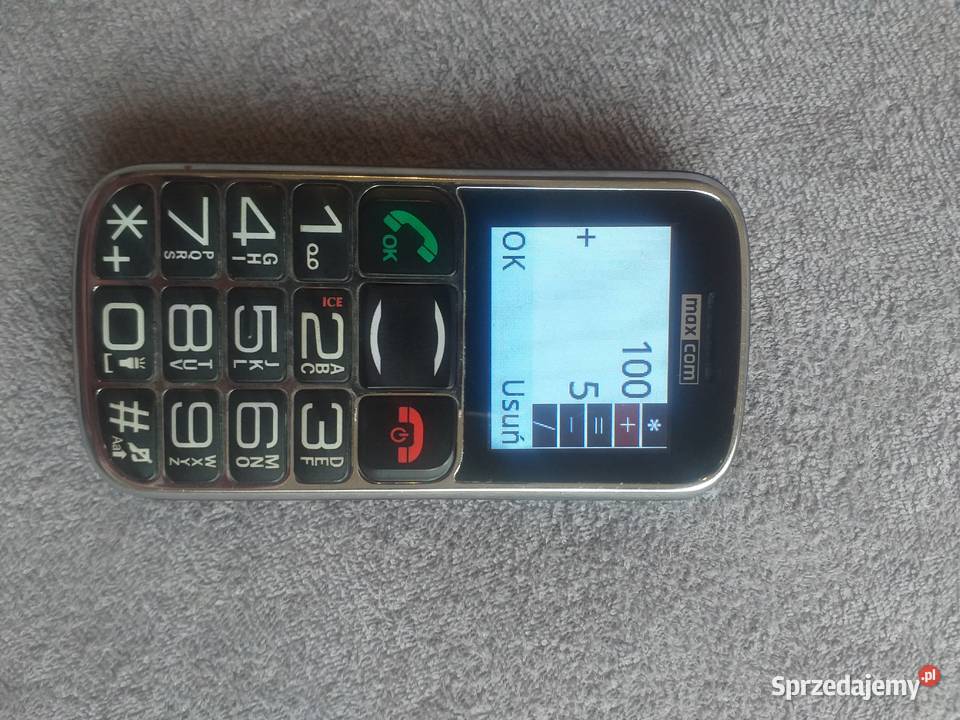 maxcom MM462BB telefon seniora sos com mm 462 bb Sandomierz