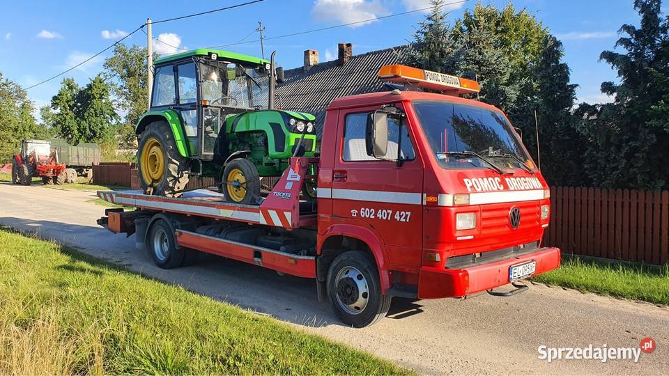 VW L80 43TD Platforma Widelec TISCHER Pomoc Łódź