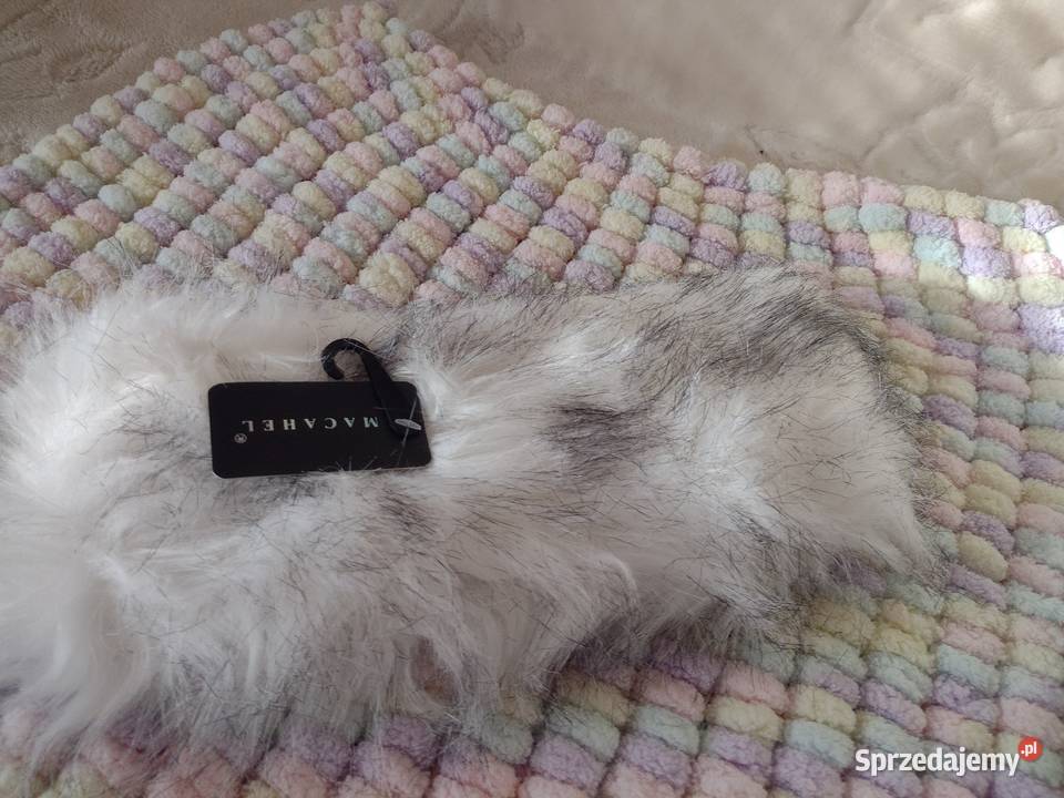 Wytworna FUTRZANA OPASKA zimowa z LondynuNOWA Kraków sprzedam