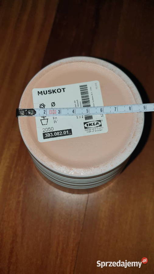 Osłonka doniczka ceramiczna biała Ikea Muskot Warszawa sprzedam