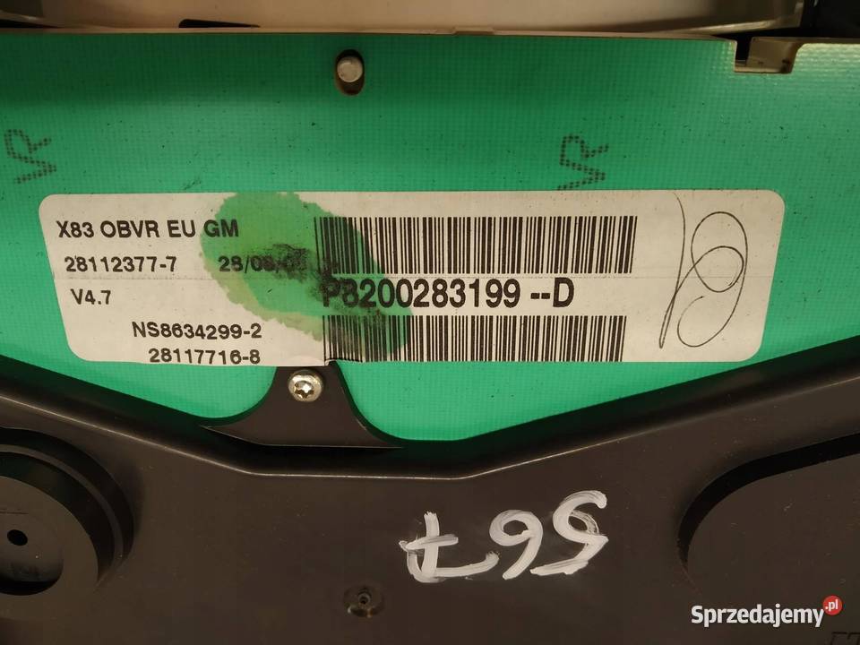 LICZNIK P8200283199 25D 145 Opel Vivaro I sprzedam