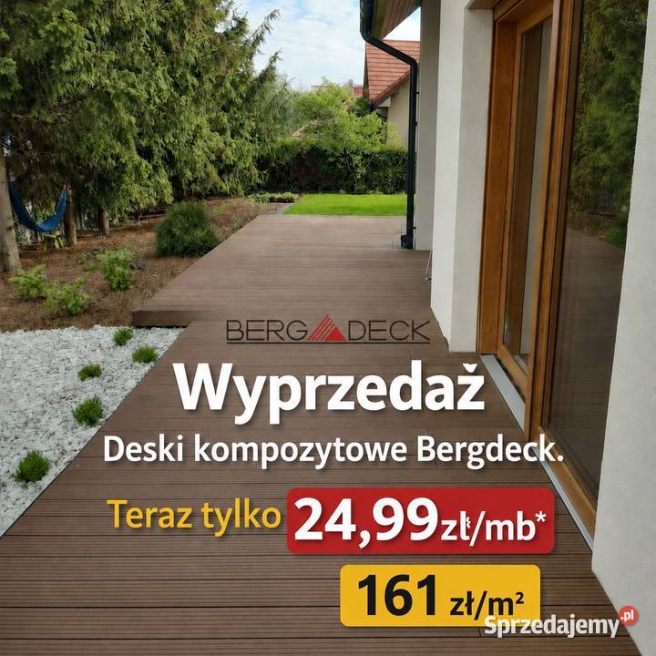 Najlepsza deski kompozyt Bergdeck Wyprzedaż sprzedam