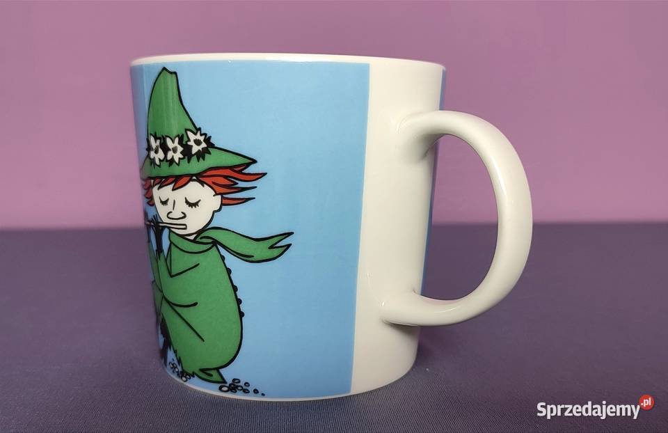 Muminki KUBEK Moomin Arabia Finland sygnatura Jasień