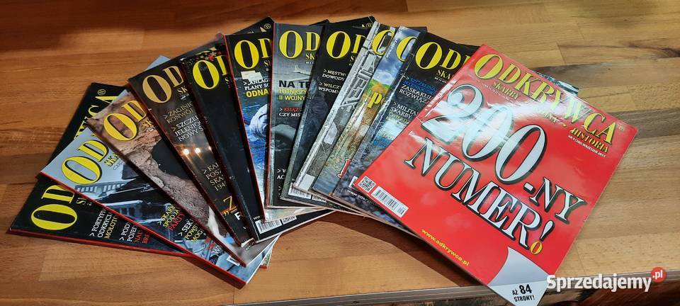 Miesięcznik Odkrywca 12 numerów Warszawa