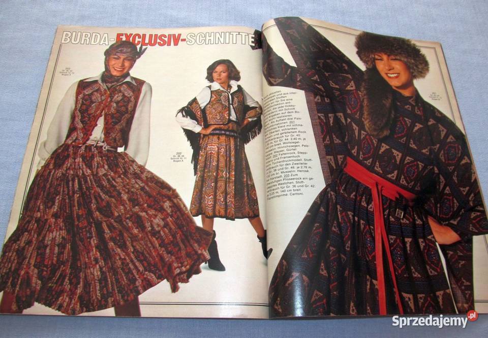 Burda International JesieńZima 197778 moda Hobbystyczne kujawsko-pomorskie Skępe