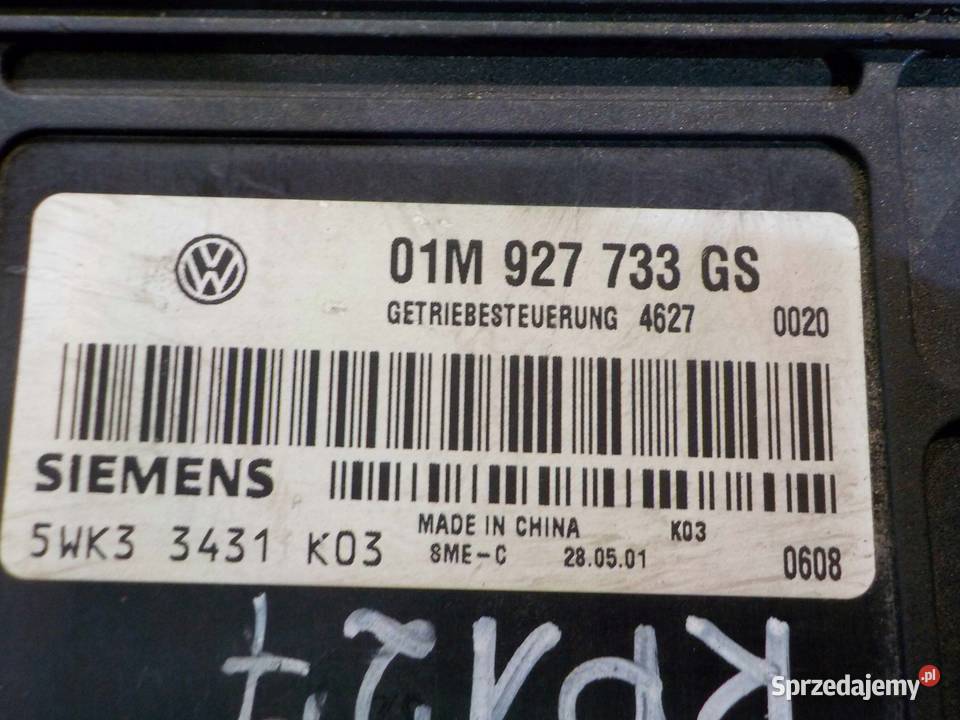 AUDI A3 8L LIFT 18 B 01r sterownik komputer Czujniki i sterowniki