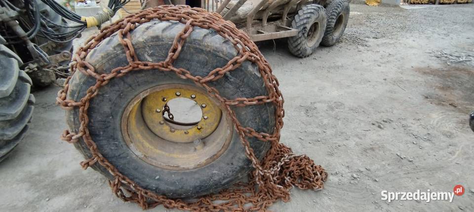 Łańcuchy leśne forwarder harvester skider Czarna Górna