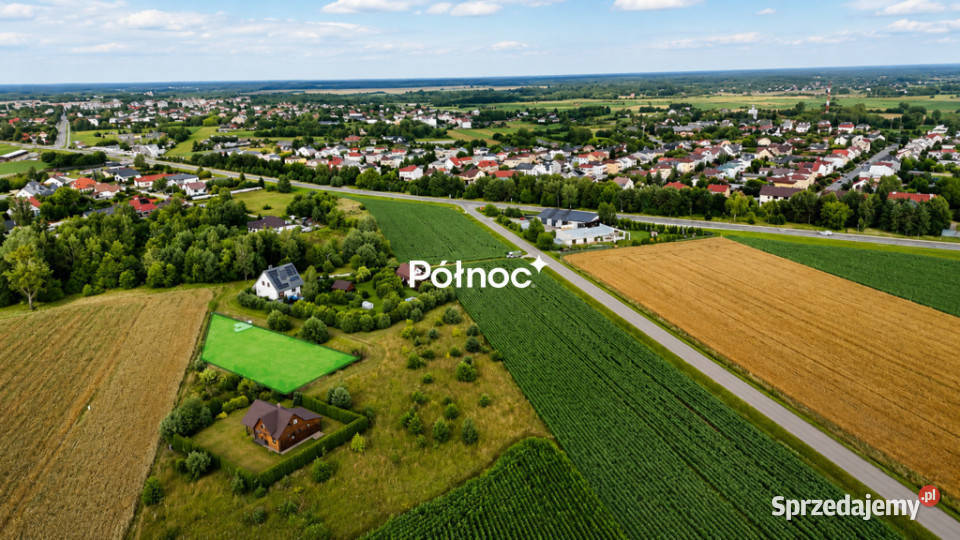 Działka budowlana Jagodowej 1232m2 siatka