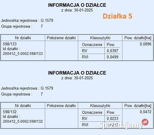 Działka w Bilczy uzbrojona 290m2 Sprzedaż Bilcza