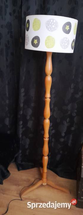 lampa podłogowa stojąca klasyczny PRL vintage śląskie Sosnowiec sprzedam