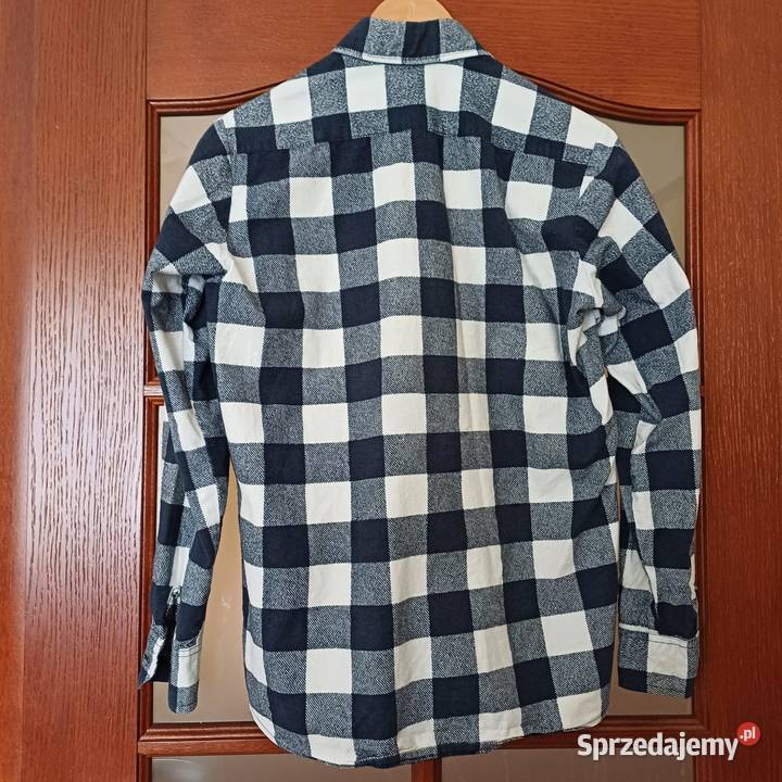 Koszula rozpinana w kratę S ciepła Sieradz